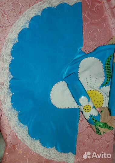 Платье для фигурного катания 110-116см