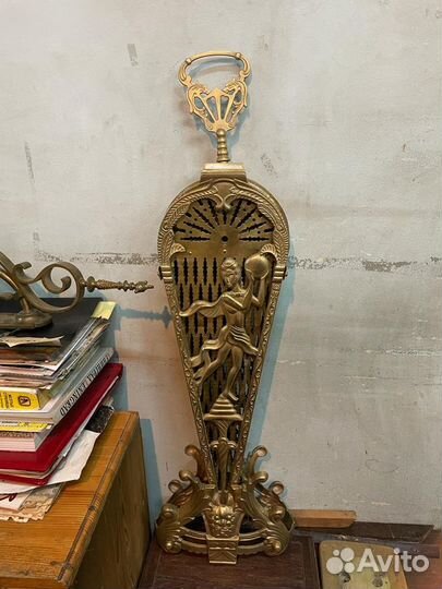 Старинный каминный экран 