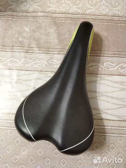 Седло для велосипеда кожаное