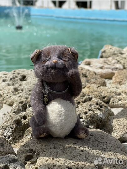 Мишка тедди ручная работа(котенок)