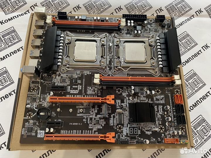 Комплект 2*Xeon 2643 (6-12 ядер) +x79-1.2