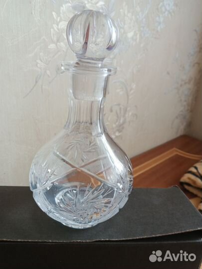 Штофы и графины СССР хрусталь