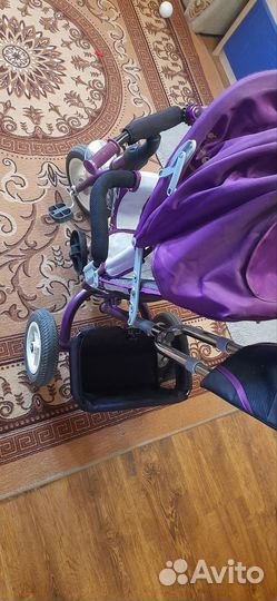 Трехколесный велосипед с родительской ручкой