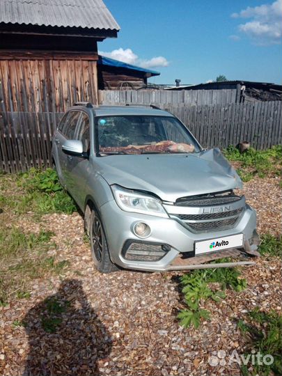 LIFAN X60 1.8 МТ, 2017, битый, 80 000 км