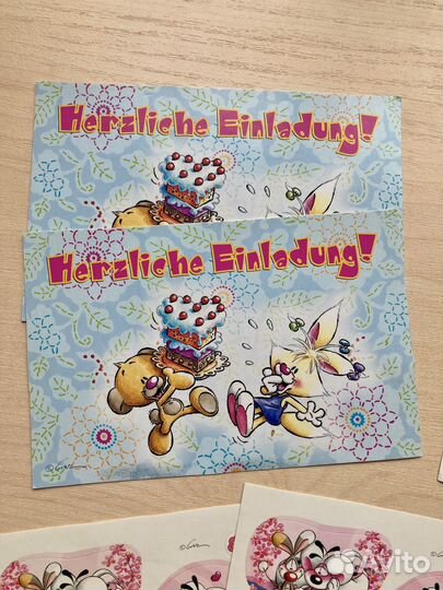 Открытки и наклейки с мышонком Диддл