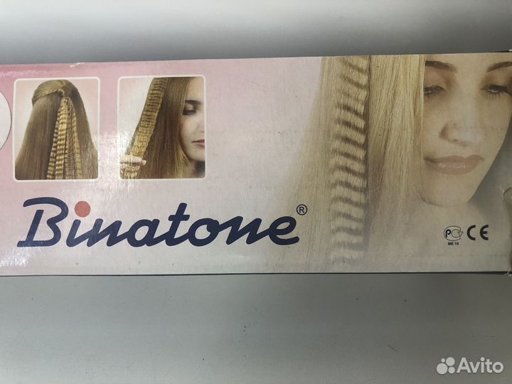 Щипцы для волос гофре binatone