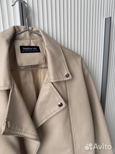 Кожаная куртка косуха женская