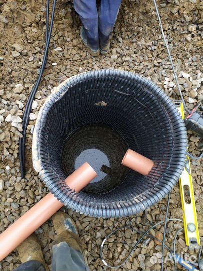 Септик из бетонных колец/Канализация для дома