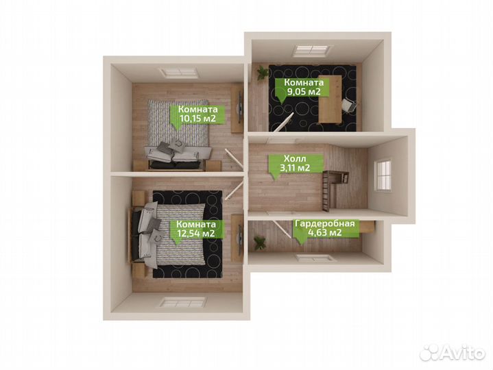 Домокомплект 99 кв.м Каркасный дом