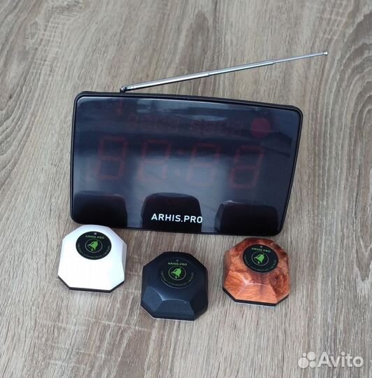 Кнопки вызова официанта Бургер и табло вызова