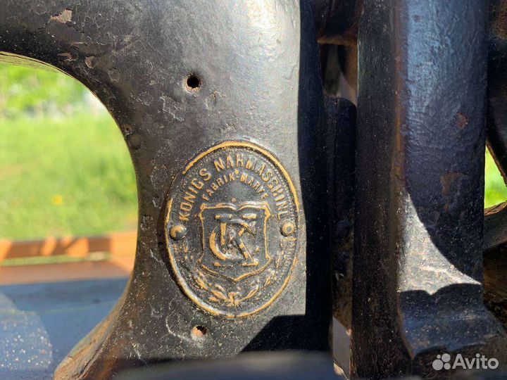 Швейная машинка 18века konigs nahmaschine