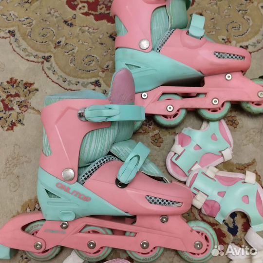 Роликовые коньки детские раздвижные