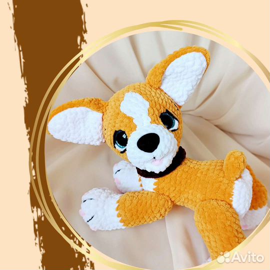 Плюшевый щенок Корги