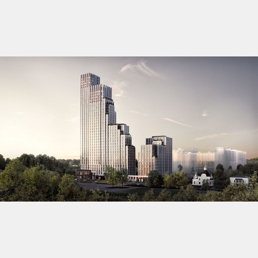 1-к. квартира, 53 м², 2/43 эт.