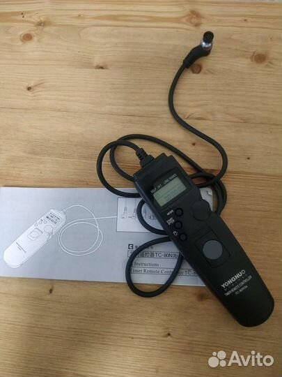 Спусковой тросик (пульт с таймером) yongnuo tc-80n