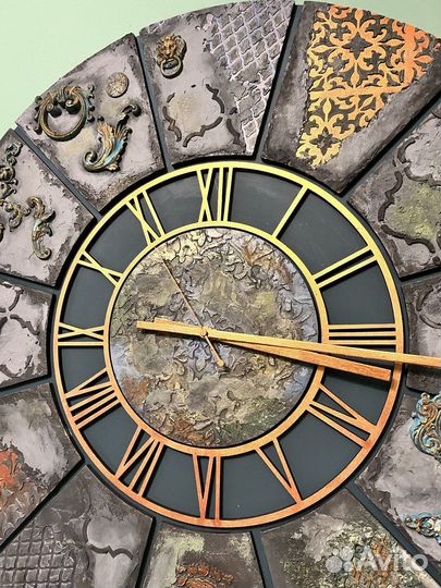 Часы настенные дизайнерские.Ручная работа