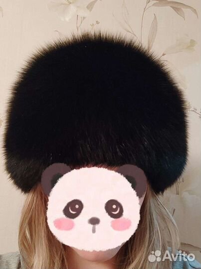 Шапка женская из песца