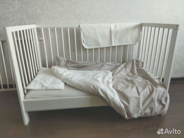 Детская кровать IKEA с матрасом