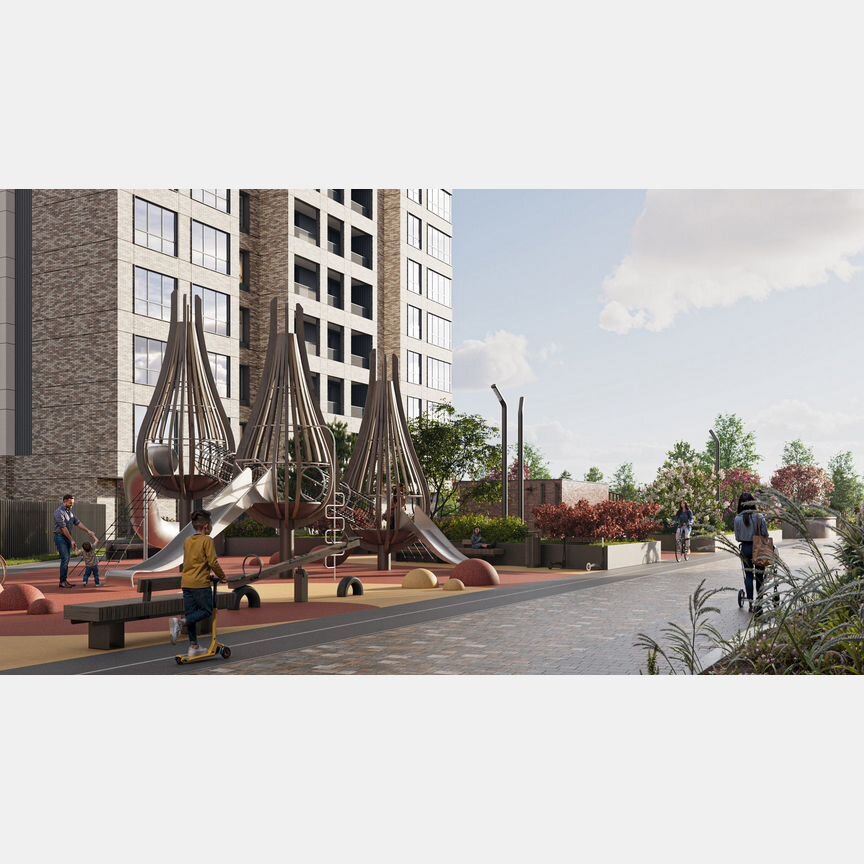 1-к. квартира, 43 м², 2/18 эт.