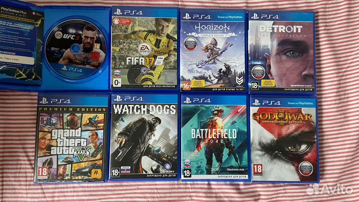 Игры для ps4 GTA5, UFC 3, battlefield 2042