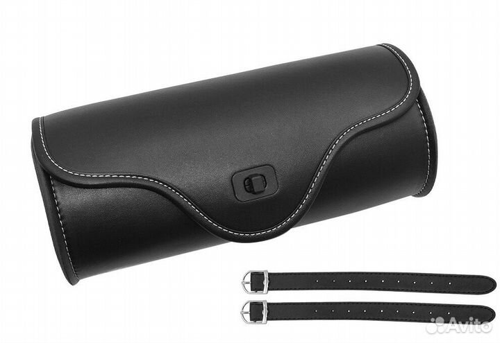 Кофр батон на вилку для мотоцикла FRM-1431 черный