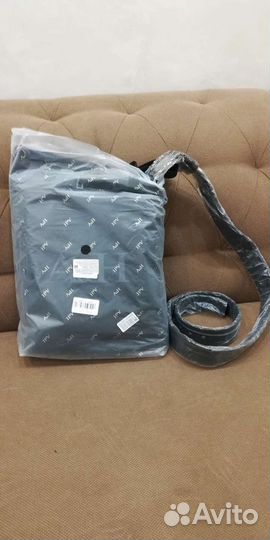 Сумка мужская из гладкой экокожи