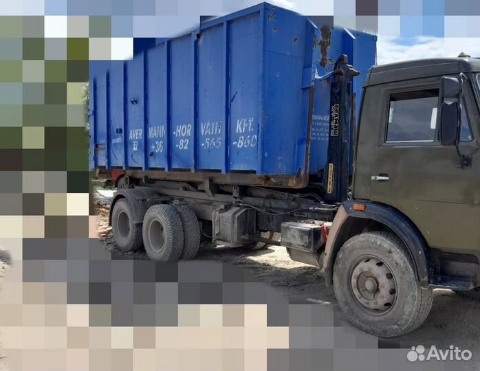 Вывоз мусора(на землю ставим контейнер) физ лицами