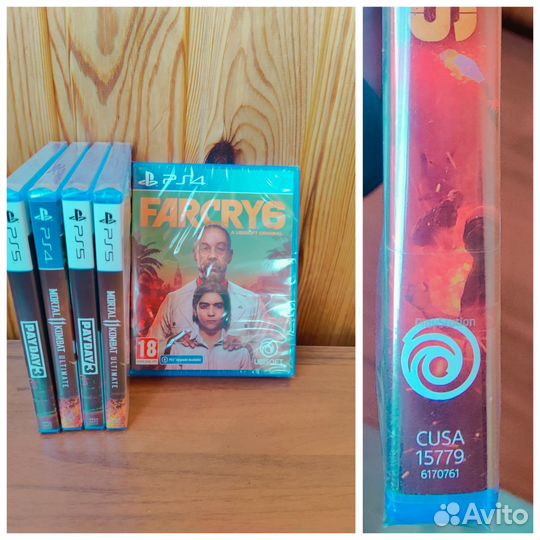 Far cry 6 ps4/ps5 диск. Новый, запечатнный