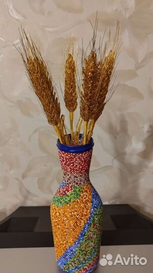 Цветы, деревья украшения из бисера