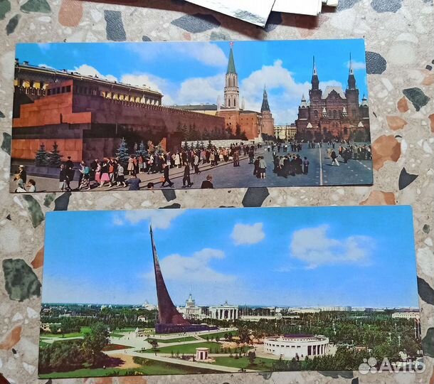 Винтажные открытки 50-летию великого октября 1967