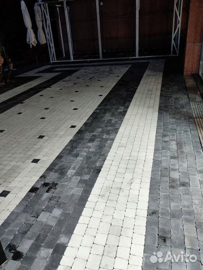 Тротуарная плитка и поребрик