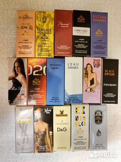 Духи масляные молекула versace императрица kenzo