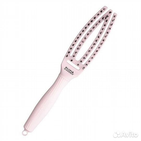 Расческа Olivia Garden Fingerbrush pink S