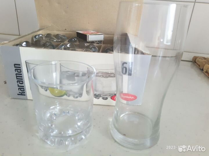 Стаканы,бокалы,рюмки