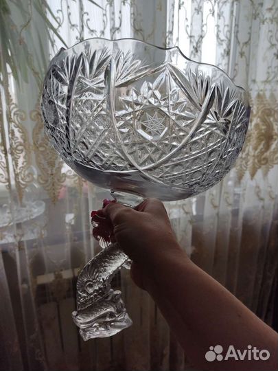 Хрустальная ваза 