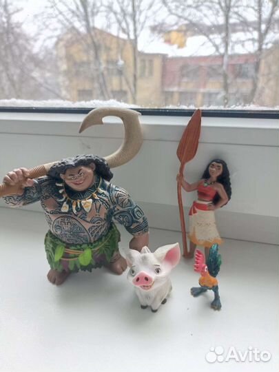 Дисней. Фигурки из мультика Моана. Оригинальные