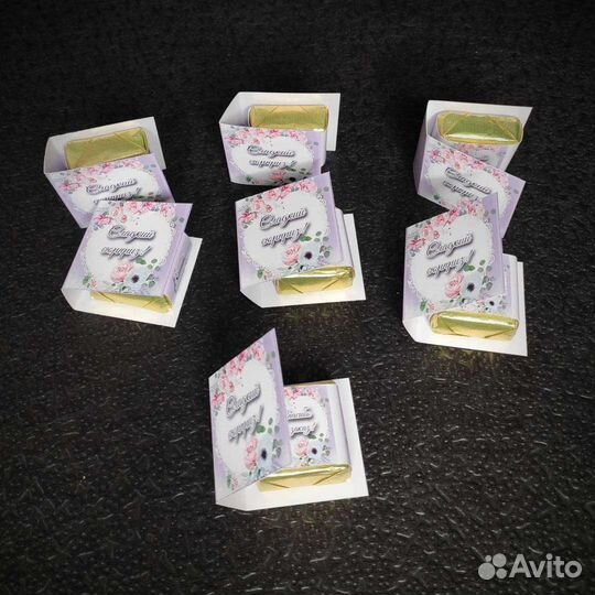 Шоколад с логотипом. Свадебный шоколад