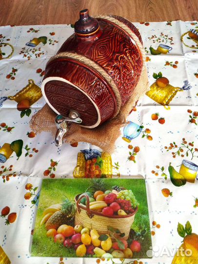 Бочка керамическая сувенирная