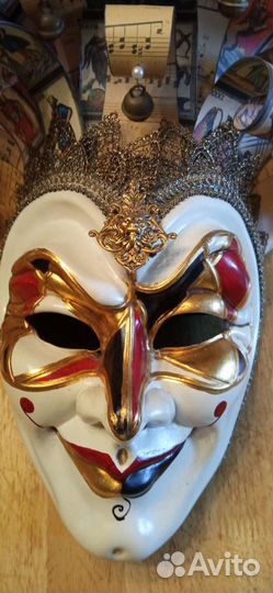Маска венецианская маскарадная. Ручная работа