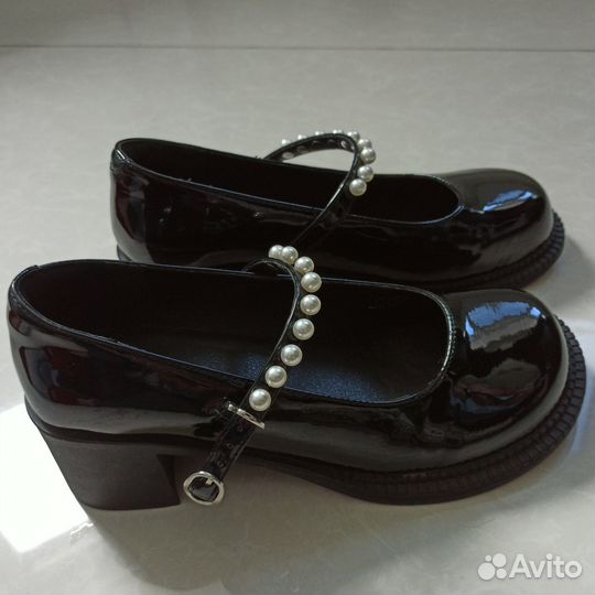 Туфли мери джейн лак