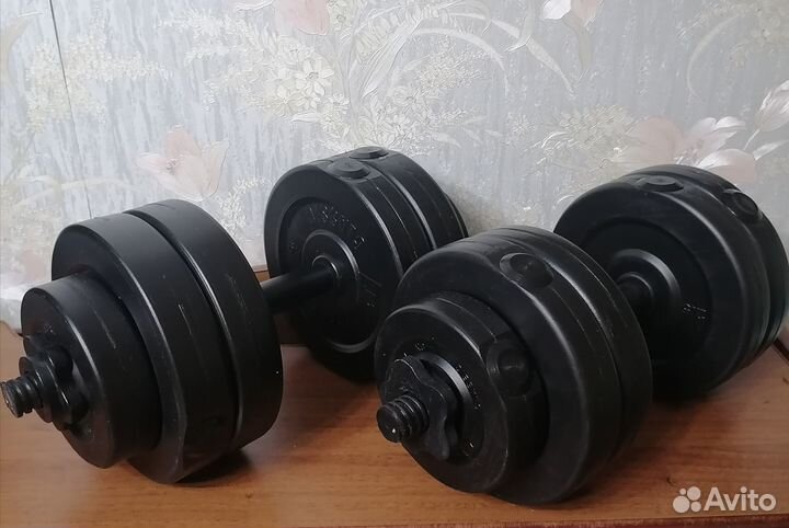 Гантель разборная 12 и 15 кг