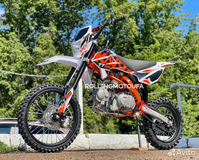 Питбайк kayo basic tt125ea (полуавтомат)