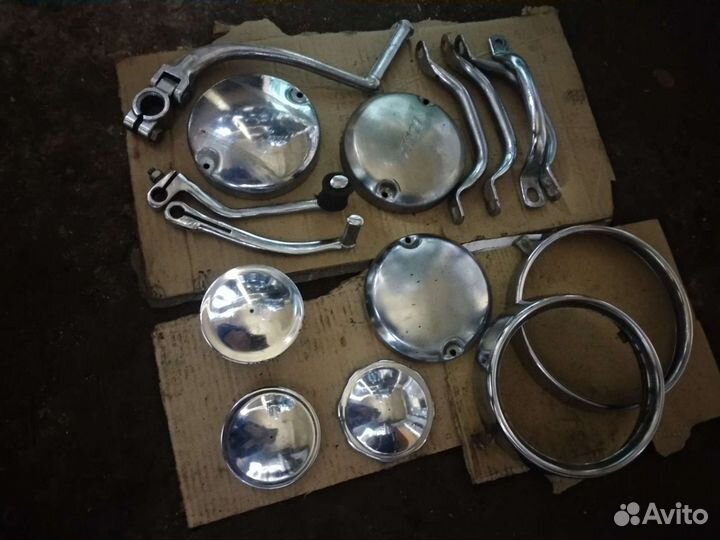 Запчасти на мотоцикл иж хромированные