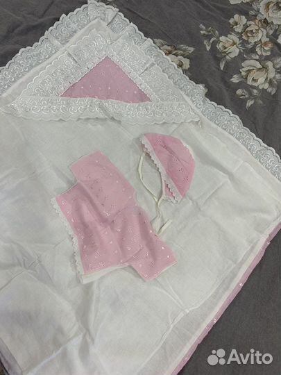 Конверт на выписку летний для девочки