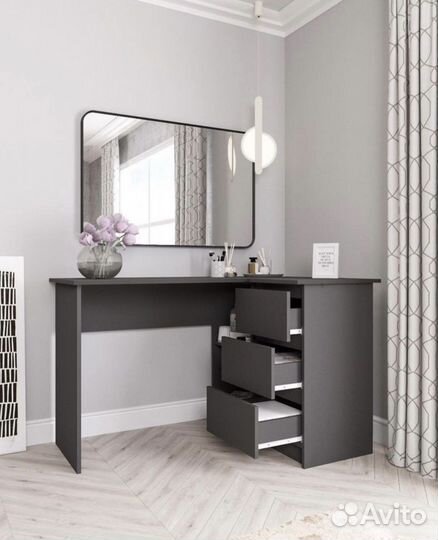 Стол письменный «Мори мс-16» серый