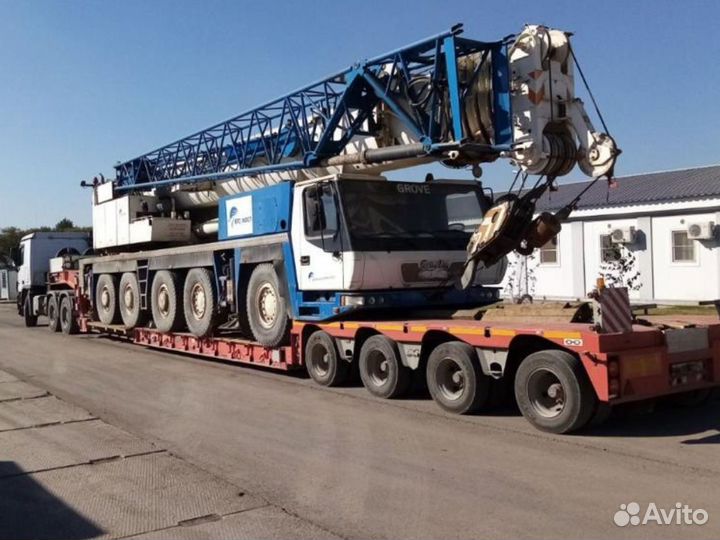 Перевозка негабарита тралом по РФ от 300 км