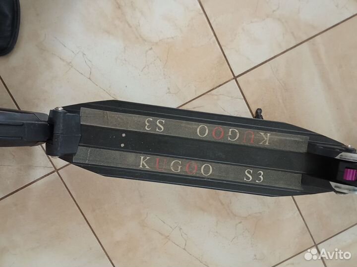 Электросамокат kugoo s3 jilong чёрный б/у
