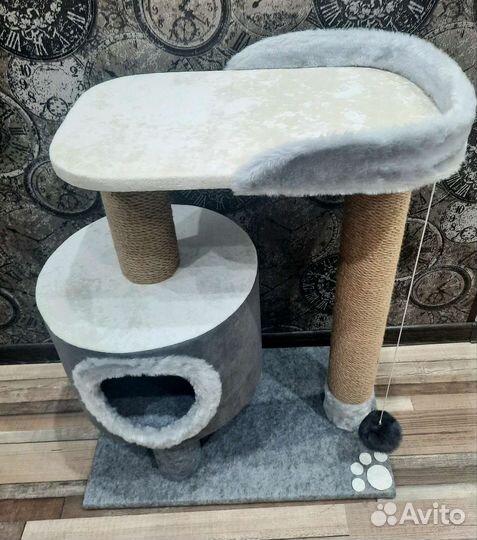 Домик для кошки с когтеточкой