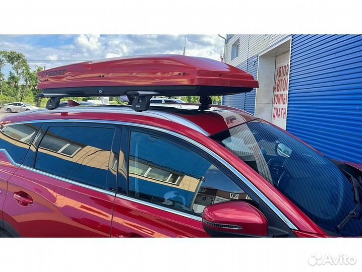 Автобокс cybort Jazz, 206x80x35 410л, двухстронний