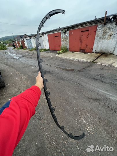 Губа на бампер priora